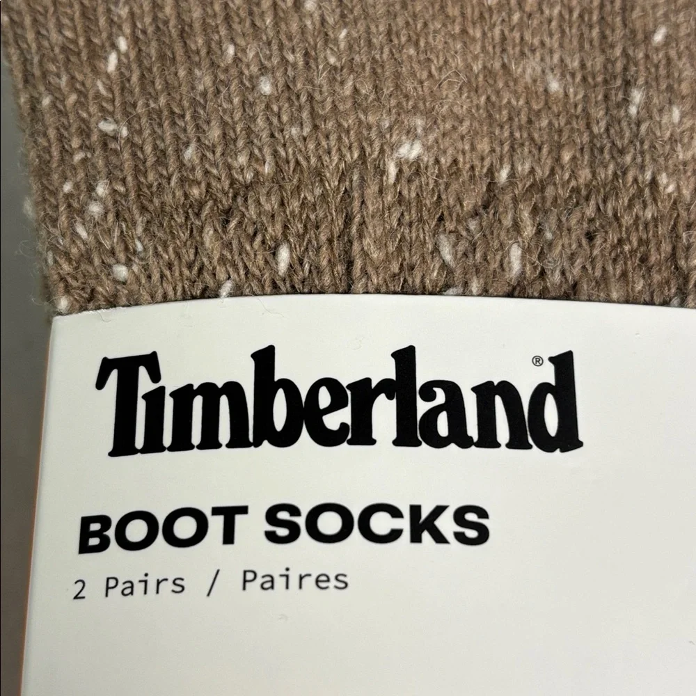 New Timberland Socks Women’s 2 Pair Wool Blend Boot Socks Casual Activewear - Picture 6 of 13